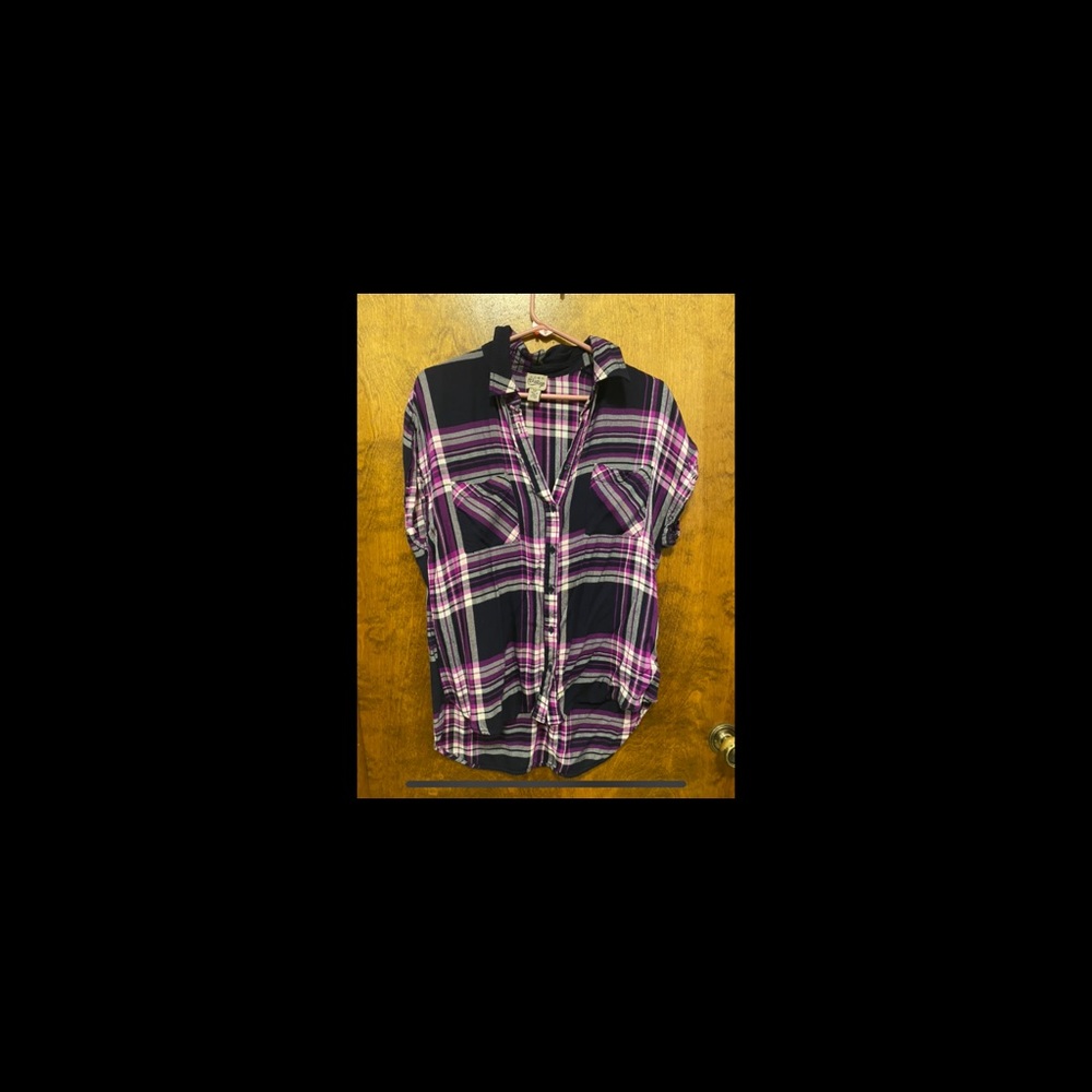 Flannel style blouse